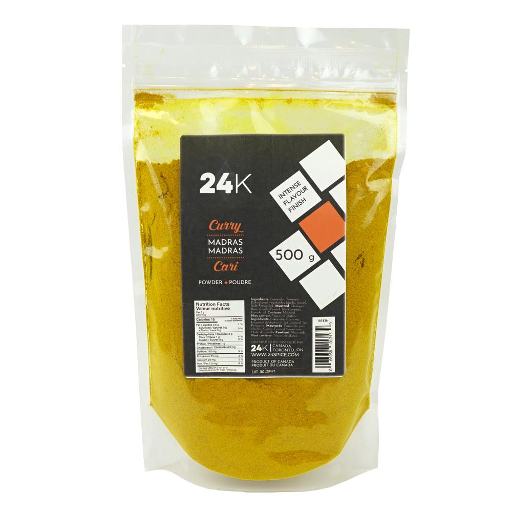 Poudre de Cari Madras Supérieur 500 g 24K