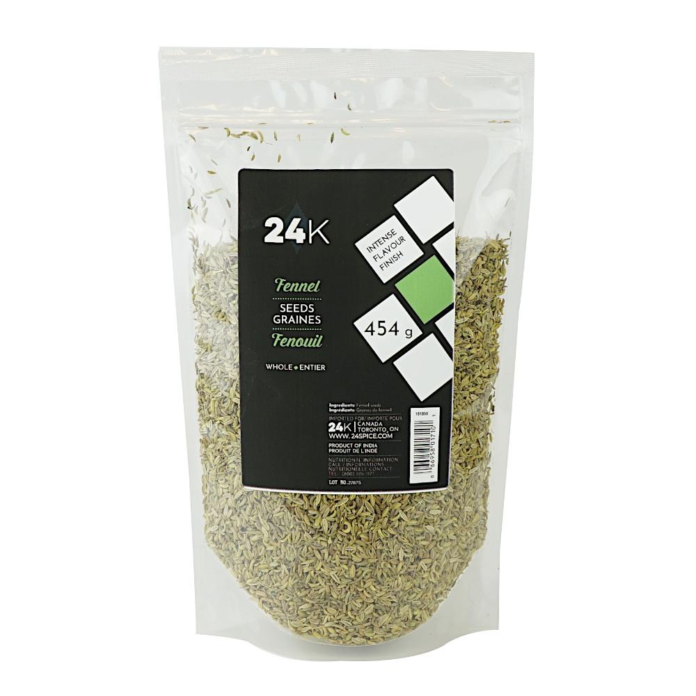 Fennel Seeds Whole 454 g 24K