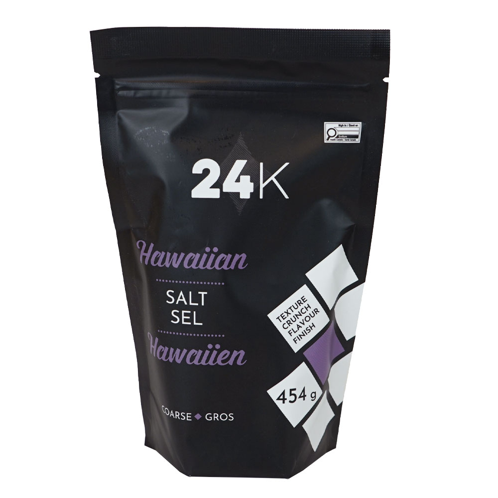 Hawaiian Black Salt 454 g 24K
