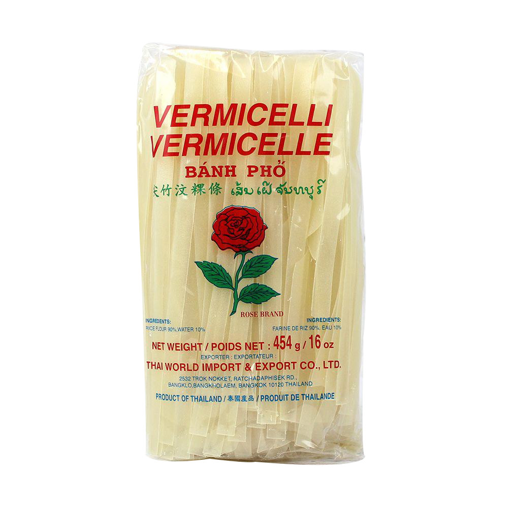 Nouilles de Riz Larges (10 mm) 454 g Qualifirst