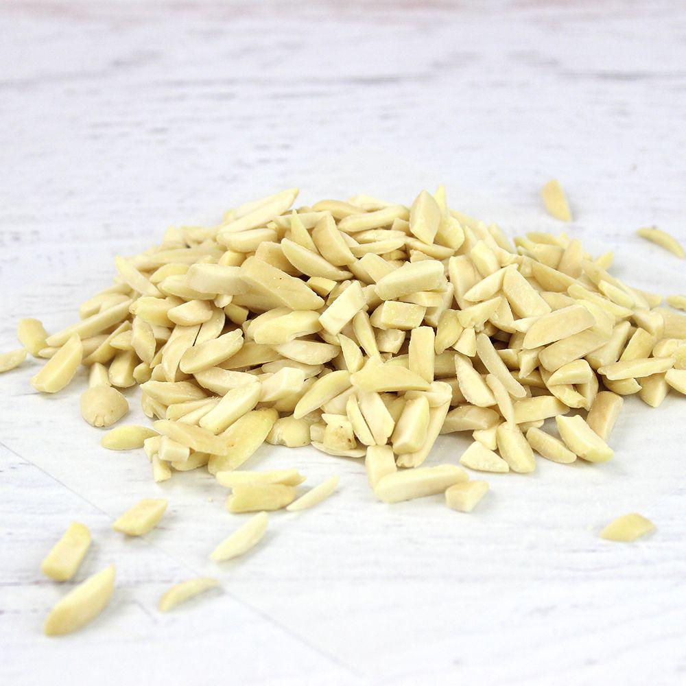 Almonds Sliver Blanched 1 kg Almondena