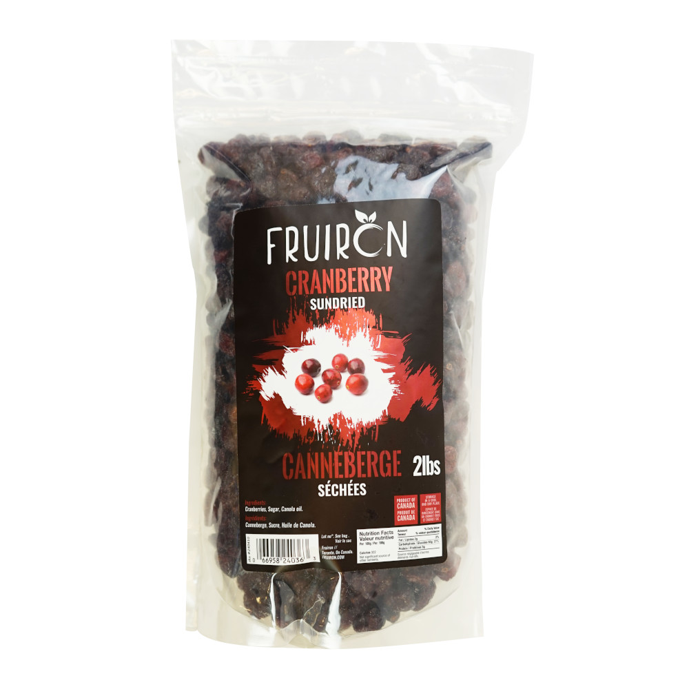 Cranberries Sweet Sundried 2 lbs Fruiron