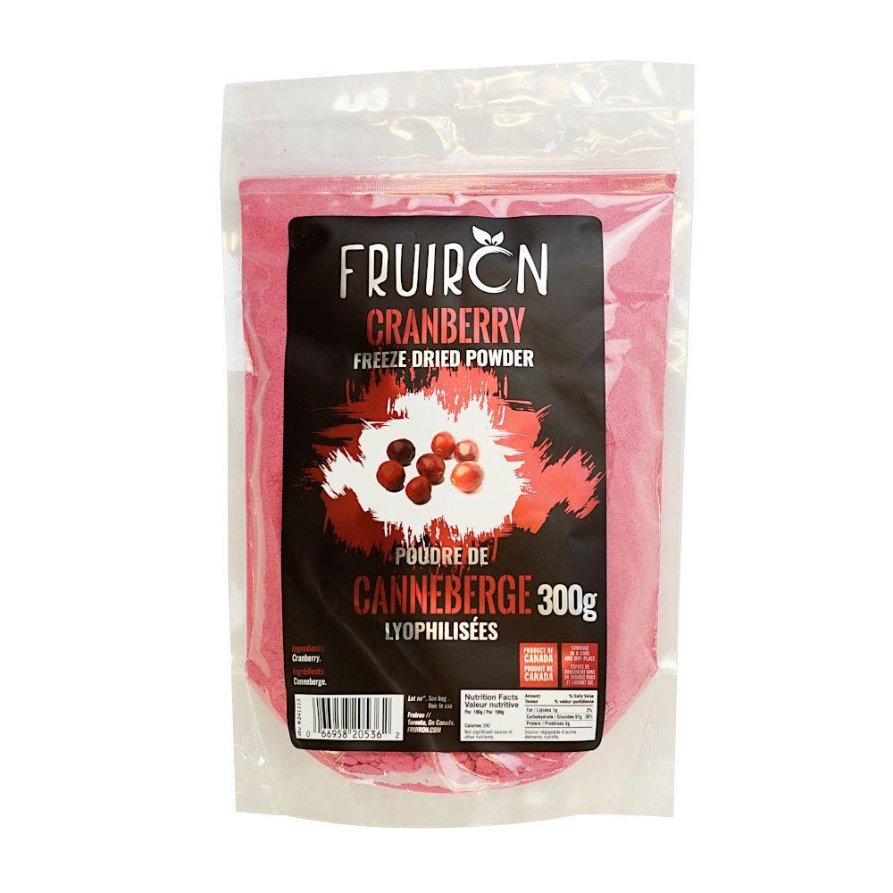 Poudre de Canneberge Liophilisée 300 g Fruiron