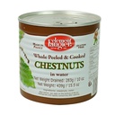 Chestnuts Whole in Water Tinned 439 g Faugier