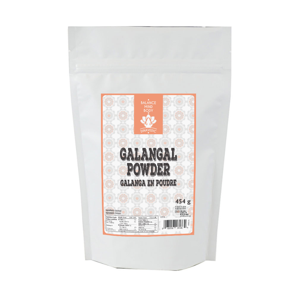 Galangal Powder- 454 g Dinavedic