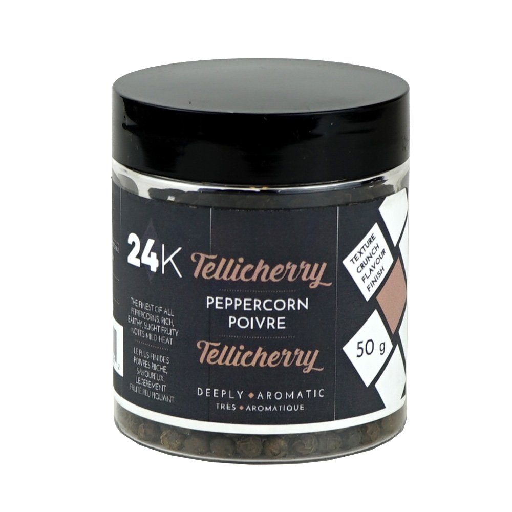 Black Peppercorn Tellicherry Whole 50 g 24K