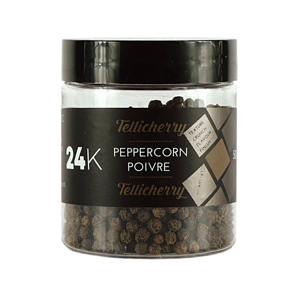 Black Peppercorn Tellicherry Whole 50 g 24K