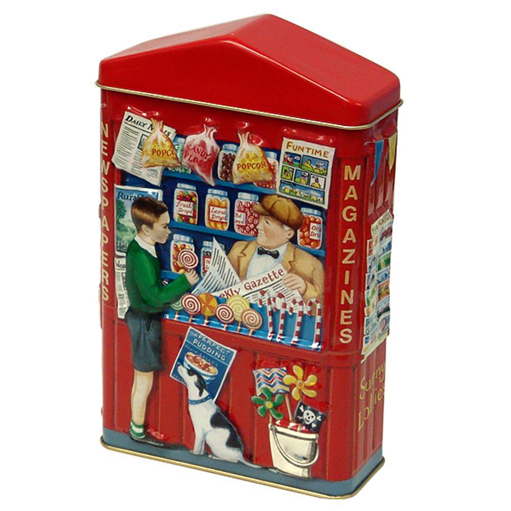 Kiosk Sweets Confectionary 1 tin Silver Crane