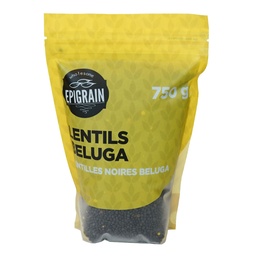 [061134] Lentilles Noires Beluga 750 g Epigrain