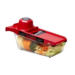 [ARTG-8021] Mandoline 6 en 1 Rouge - 32 x 11,5 x 10c 1 pc Artigee