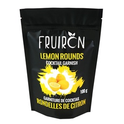 [241204] Garniture de cocktail de rondelles de citron 100 g Fruiron