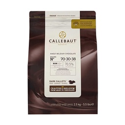 [173052] Dark Couverture 70% Callets 2.5 kg Callebaut