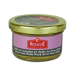 [070142] Duck & Pork Paté with Foie Gras 80 g Rougie