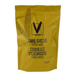 [080904] Snail Shells Empty Extra Large 24 pc Viniteau