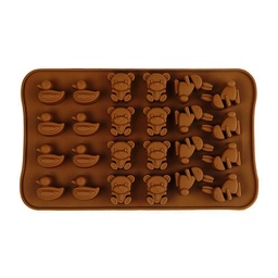 [ARTG-8055] Bear and Duck and Bunny Silicone Mold- 1 pc Artigee