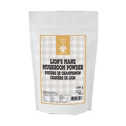 [050449] Lion's Mane Mushroom Powder 180 g Dinavedic