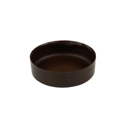 [176001] Chocolate Shell 69% Single Origin Round 7cm 65 pc La Rose Noire