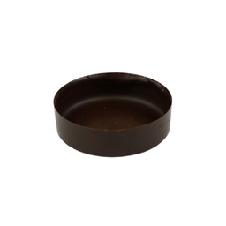 [176001] Fonds de Tarte Petit Rond Choc. 7cm 65 pc La Rose Noire