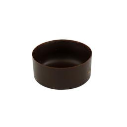 [176009] Chocolat Coquille Origine Unique Slim Extra Mini Rond 2.9cm 392 pc La Rose Noire