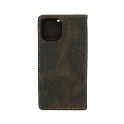 [CAN2120C] Cuir haut de gamme pour iPhone 12 Case Coffee 1 ct Cananu