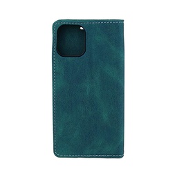 [CAN2120T] Cuir haut de gamme pour iPhone 12 Case Teal 1 pc Cananu