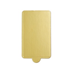 [ARTG-8515G] Planche de base rectangulaire pour mini-gâteaux l'or 100x60mm 5000 pc Artigee