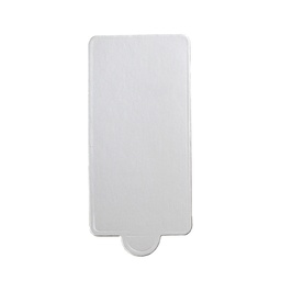 [ARTG-8520S] Rectangle Mini Cake Base Board Silver 102x53mm 5000 pc Artigee