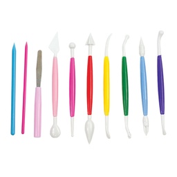 [ARTG-9000] Outils de modélisation de fondant 10pc Set 10 pc Artigee