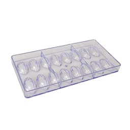 [ARTG-9103] Chocolate Mold Cocoa Pod 16 Cavity 1 ct Artigee