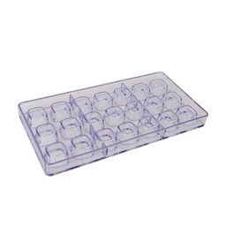 [ARTG-9106] Chocolate Mold Square 21 Cavity 1 ct Artigee