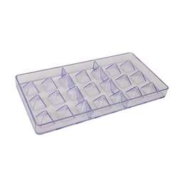 [ARTG-9107] Chocolate Mold Pyramid 21 Cavity 1 ct Artigee