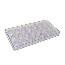 [ARTG-9110] Chocolate Mold Tart 21 Cavity 1 ct Artigee