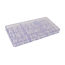 [ARTG-9116] Chocolate Mold Alphabet 26 Cavity 1 ct Artigee