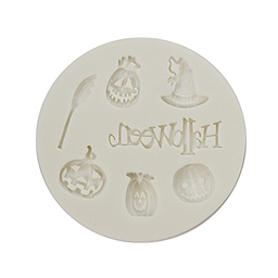 [ARTG-9212] Silicone Mold Halloween 7 Cavity 1 ct Artigee