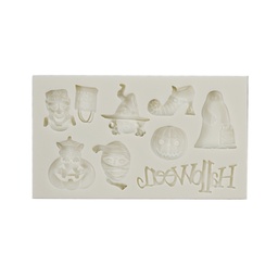 [ARTG-9213] Moule Silicone Halloween 9 Cavités- 1 ct Artigee