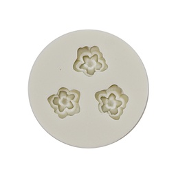 [ARTG-9222] Moule en Silicone Blossom 3 Cavité - 1 ct Artigee