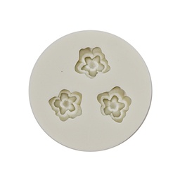 [ARTG-9222] Silicone Mold Blossom 3 Cavity 1 ct Artigee