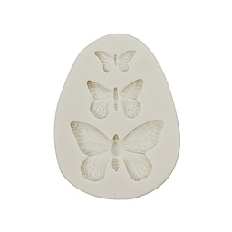 [ARTG-9218] Silicone Mold Butterflies 3 Cavity 1 ct Artigee