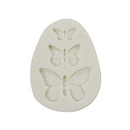 [ARTG-9218] Silicone Mold Butterflies 3 Cavity- 1 ct Artigee