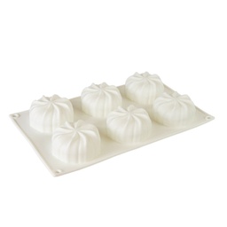 [ARTG-9324] Moule Mousse Silicone Citrouille 6 Cavités 1 ct Artigee