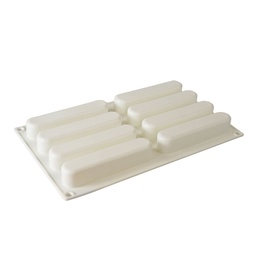 [ARTG-9352] Moule Mousse Silicone Eclair 8 Cavités 1 ct Artigee