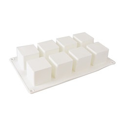 [ARTG-9357] Moule à Mousse Silicone Cube 8 Cavités 1 ct Artigee