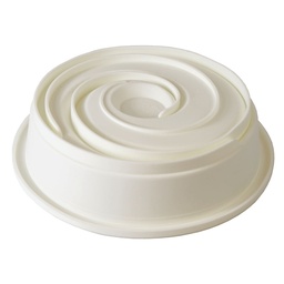 [ARTG-9382] Moule à Mousse Silicone Rond Spirale Tourbillon 1 Cavité 1 ct Artigee