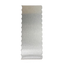 [ARTG-9039] Scalloped Edge Cake Scraper Large - 1 ct Artigee