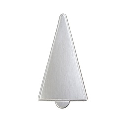[ARTG-8500S-100] Triangle mini plateau de base de gâteau argent 115x64mm 100 pc Artigee