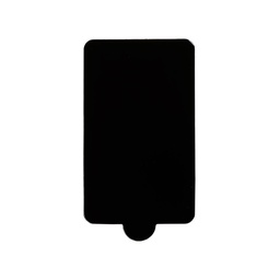 [ARTG-8515B-100] Planche de base rectangulaire pour mini-gâteaux noir 100x60mm 100 pc Artigee