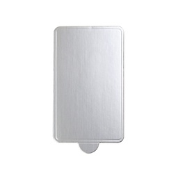 [ARTG-8515S-100] Rectangle Mini Cake Base Board Silver 100x60mm 100 pc Artigee