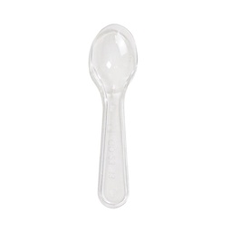 [ARTG-8610] Cuillères en plastique transparent 10cm 7.5cm 100 pc Artigee