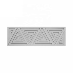 [ARTG-9227] Silicone Mold Triangle Spiral 4 Cavity- 1 ct Artigee