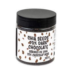 [187538] Chia Seeds 70% Dark Chocolate - 100 g Epicureal